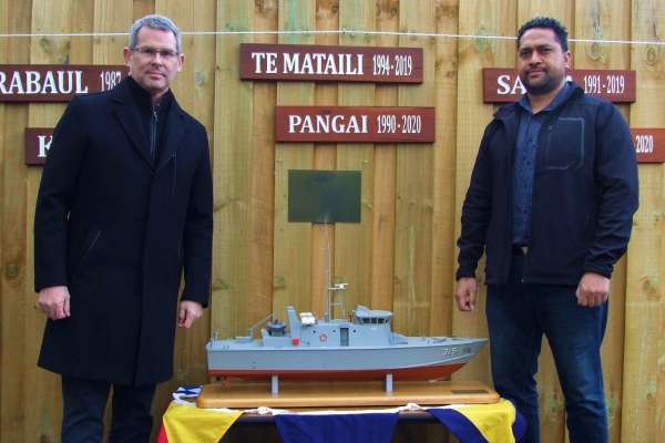 Australia-Pacific maritime relations honoured with commemorative wall